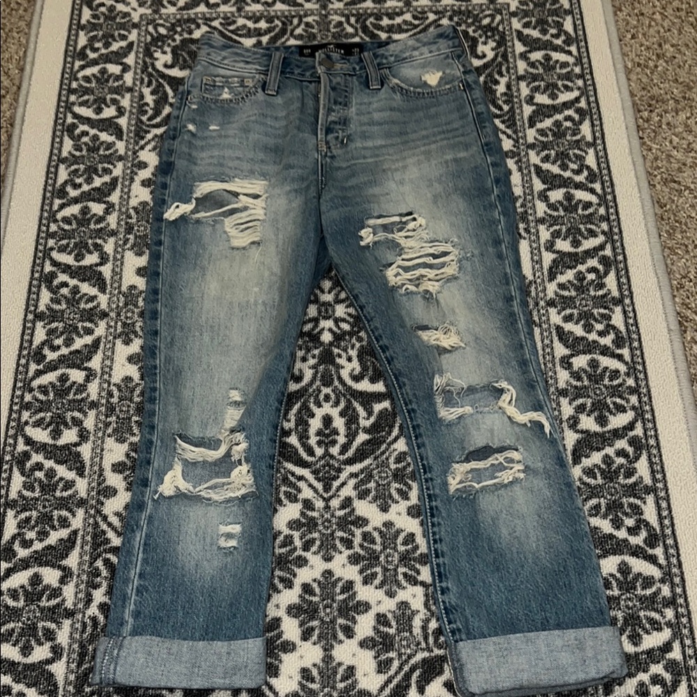 Hollister high rise distressed jeans